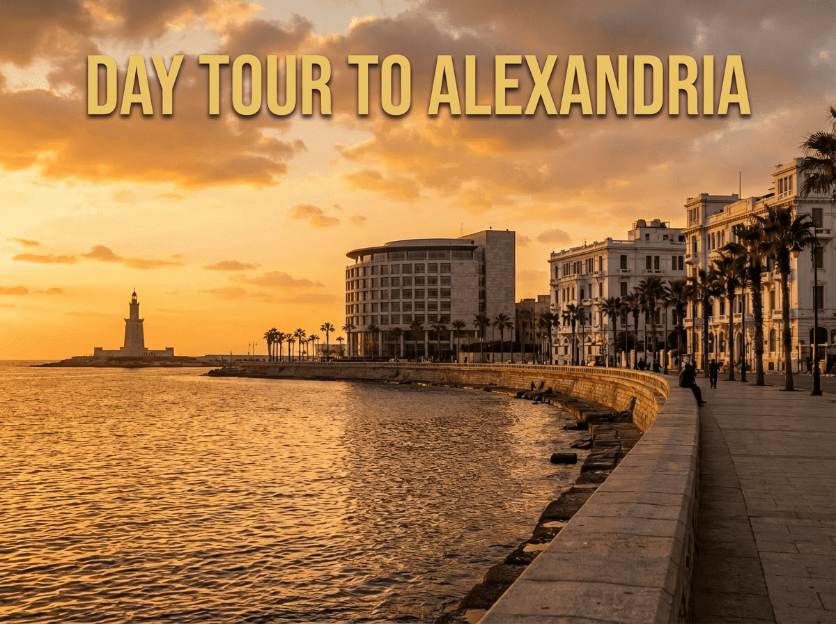 Day Tour to Alexandria from Cairo | Catacombs, Qaitbay Citadel & Library