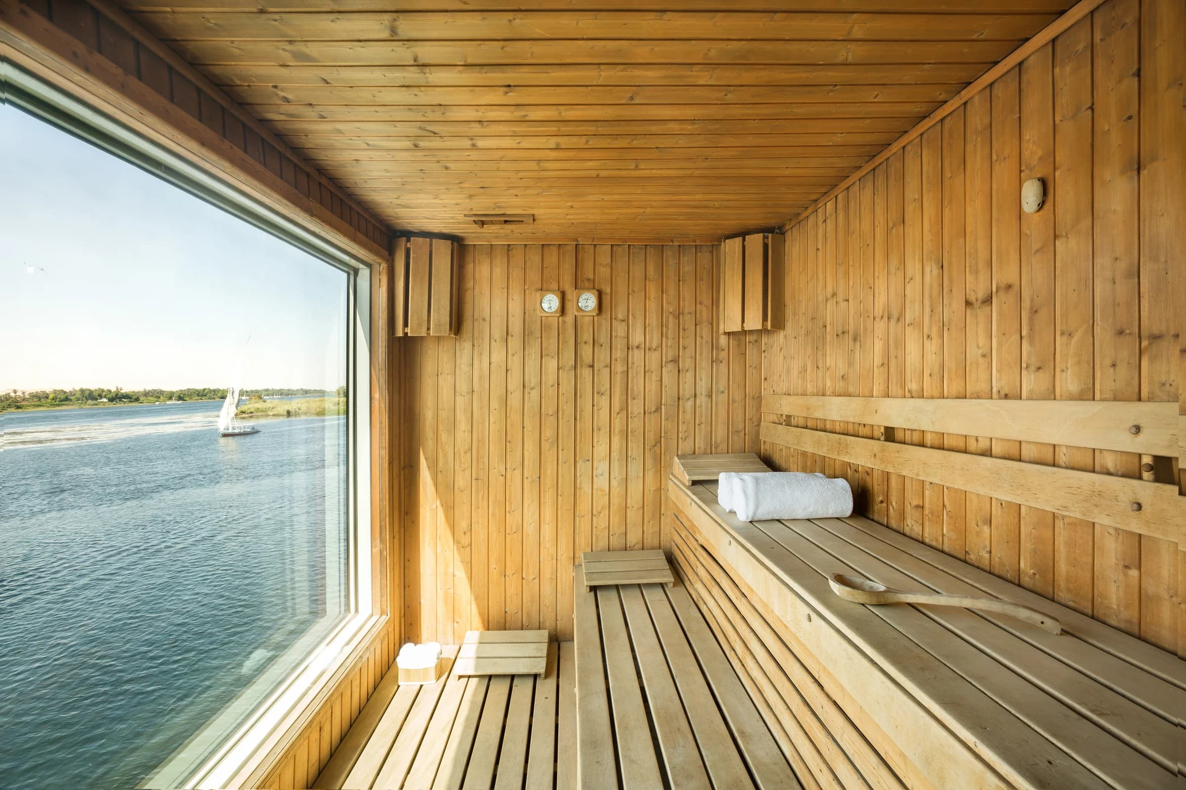 Sauna on the M/Y Alyssa