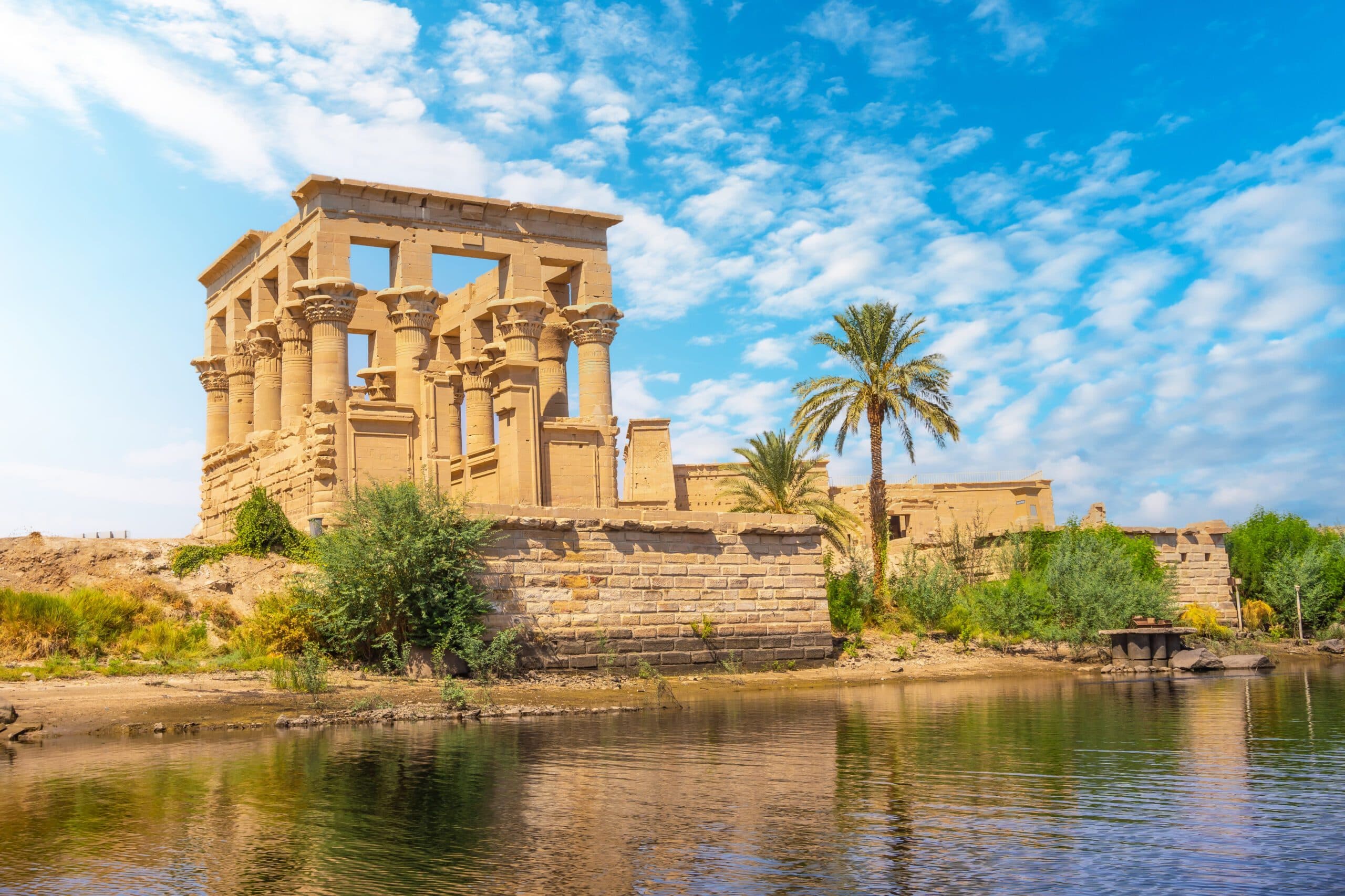 The great columns of Karnak Temple in Luxor